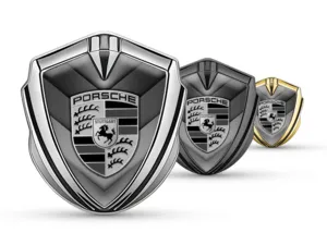 Porsche Badge Auto Lusso Look Moderno High-End Pro